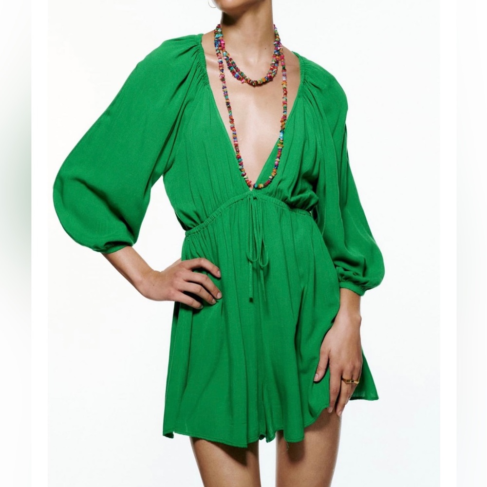 Zara Flowy Short Jumpsuit